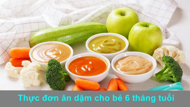 thuc don an dam cho be 6 thang