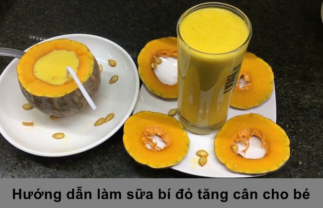 cach lam sua bi do tang can cho be